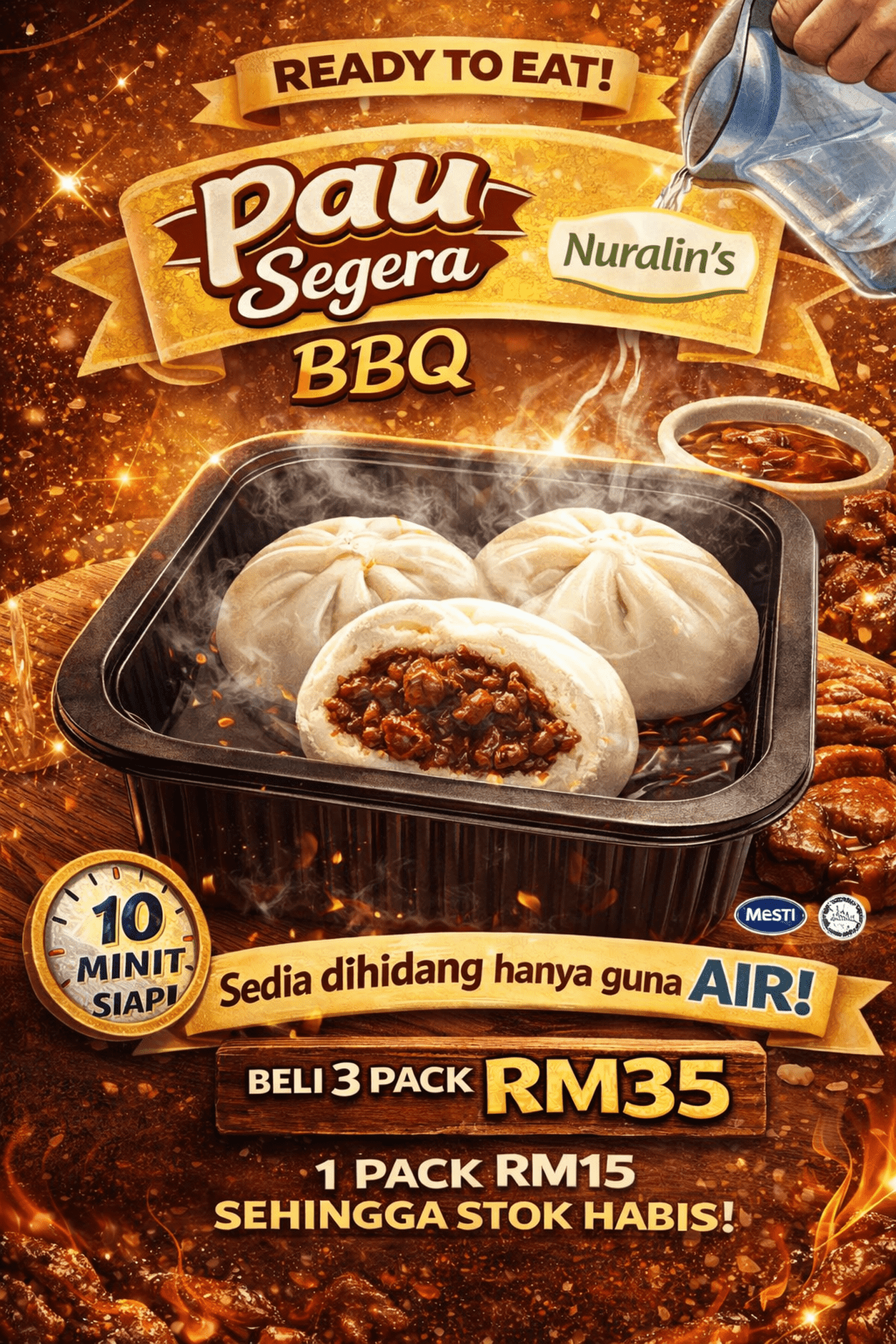 ready to eat self steaming bbq pau optimized 1000